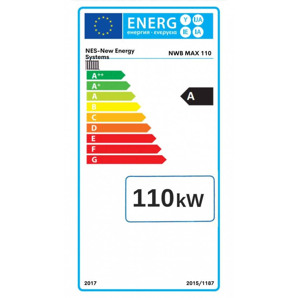 Kotel na tuhá paliva BURNiT NWB MAX 110, 110kW | Kotle na tuhá paliva | Dřevo |