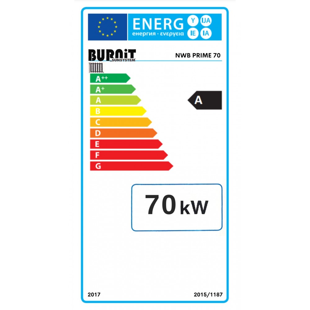 Kotel na tuhá paliva BURNiT NWB PRIME 70, 70kW | Kotle na tuhá paliva | Dřevo |