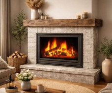 Litinová krbová vložka