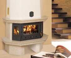 Teplovodní krbová vložka