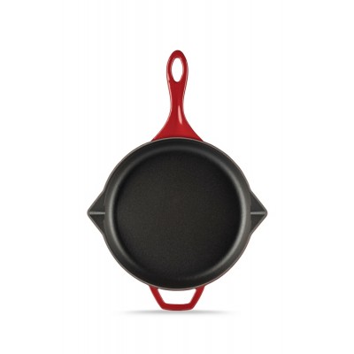 Smaltovaná litinová pánev Hosse, Rubin, Ф24cm - Litinová pánev