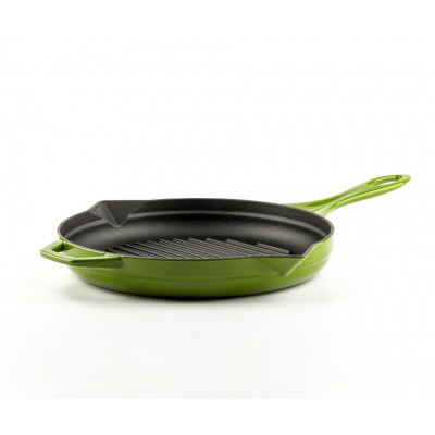 Smaltovaná litinová pánev na gril Hosse, Bamboo, Ф24cm - Srovnání produktů