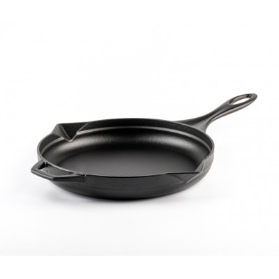 Smaltovaná litinová pánev Hosse, Black Onyx, Ф24cm - Litinová pánev