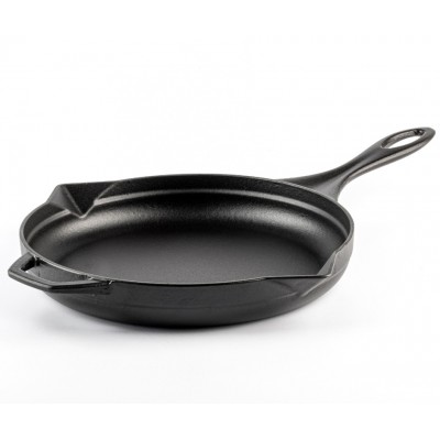 Smaltovaná litinová pánev Hosse, Black Onyx, Ф28cm - Litinová pánev