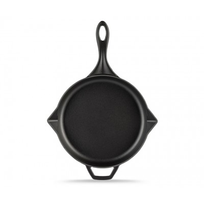 Smaltovaná litinová pánev Hosse, Black Onyx, Ф28cm - Litinová pánev