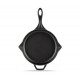 Smaltovaná litinová pánev Hosse, Black Onyx, Ф28cm | Plochá litinová pánev | Litinová pánev |