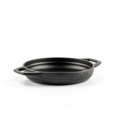 Smaltovaná litinová pánev se dvěma úchyty Hosse, Black Onyx, Ф16cm - Litinová pánev