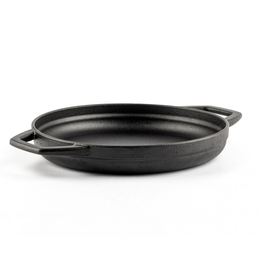 Smaltovaná litinová pánev se dvěma úchyty Hosse, Black Onyx, Ф22cm