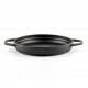 Smaltovaná litinová pánev se dvěma úchyty Hosse, Black Onyx, Ф22cm | Plochá litinová pánev | Litinová pánev |