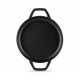 Smaltovaná litinová pánev se dvěma úchyty Hosse, Black Onyx, Ф22cm | Plochá litinová pánev | Litinová pánev |