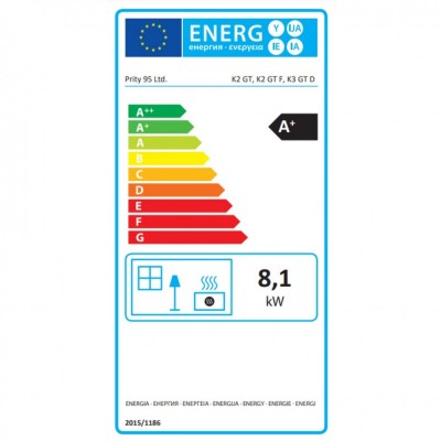 Кrbová kamna Prity K3 GT D Černý, 8.1 kW - Srovnání produktů