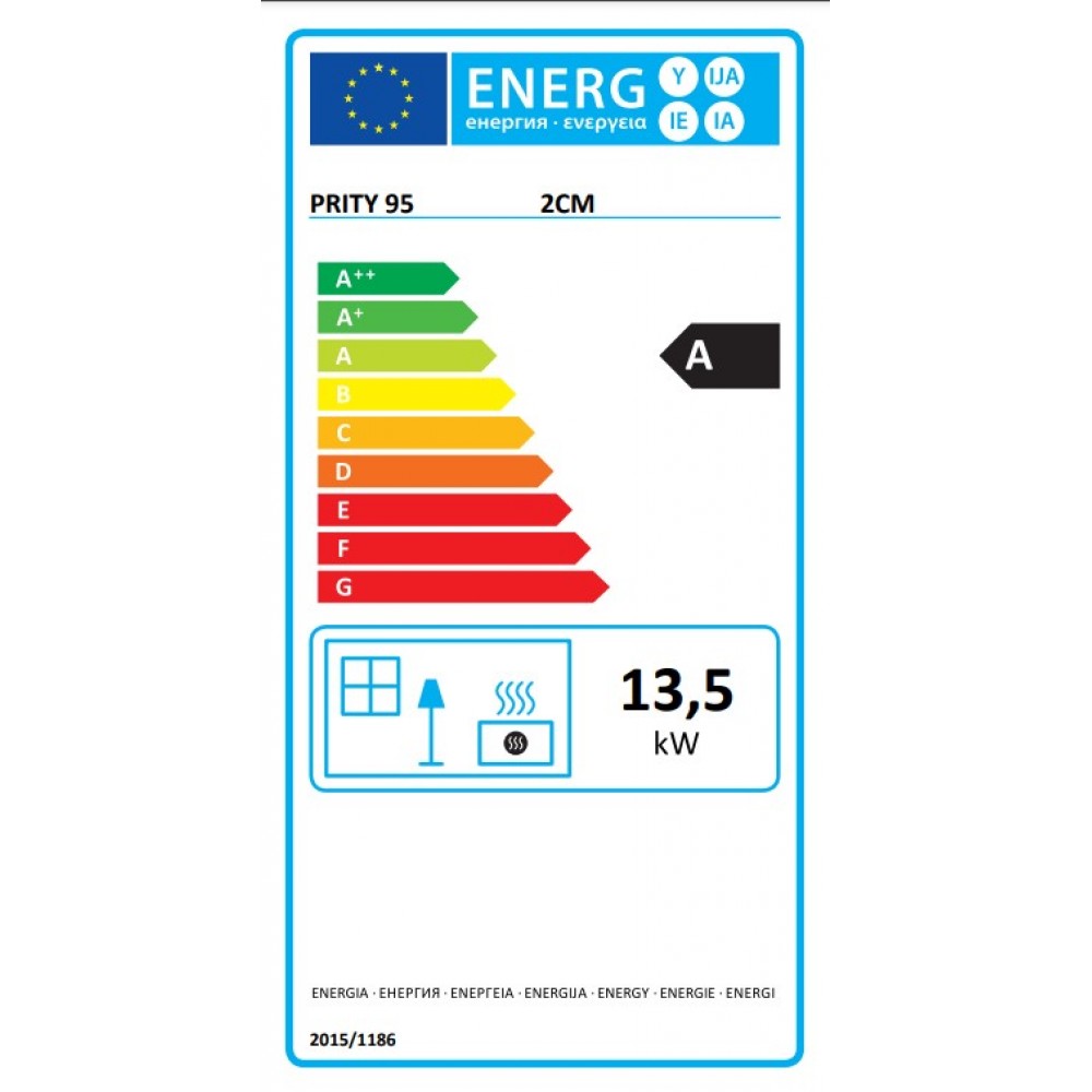 Krbová vložka Prity 2CM, 13.5kW | Krbové vložky | Krby |