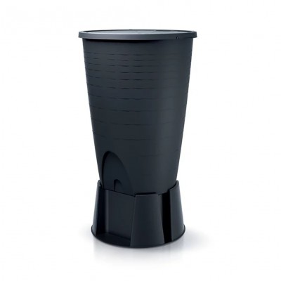 Nádrž na dešťovou vodu Prosperplast Peruno Set, 260L, Antracit - Nádrže na dešťovou vodu