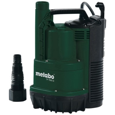 Ponorné čerpadlo na čistou vodu METABO TP 7500, výkon 300 W, průtok 7500 l/h, dopravní výška 6,5 m - Centrální vytápění