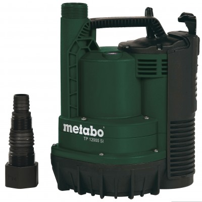 Ponorné čerpadlo na čistou vodu Metabo TP 12000 SI, výkon 600 W, průtok 11 700 l/h, dopravní výška 9 m - Centrální vytápění