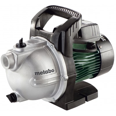 Jednofázové zahradní čerpadlo na čistou vodu Metabo P 4000 G, výkon 1100 W, průtok 4000 l/h, dopravní výška 46 m - Centrální vytápění