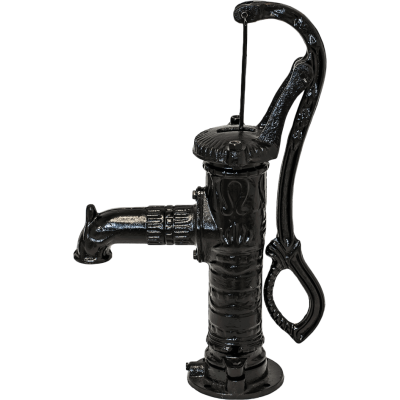 Ruční pumpa na vodu, manuální Hydro-Fix, černá, délka 640 mm, litinová, velikost 1 1/4″ - Centrální vytápění