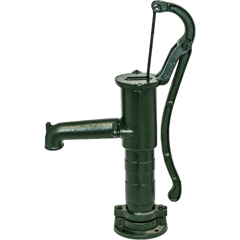 Ruční pumpa na vodu, manuální Hydro-Fix, zelená, délka 660 mm, litinová, velikost 1 1/4″ | Ruční pumpy na vodu | Vodní čerpadla |