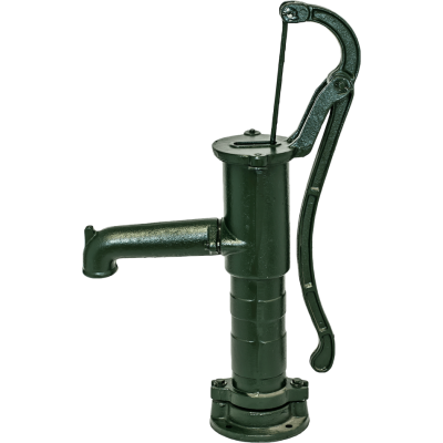 Ruční pumpa na vodu, manuální Hydro-Fix, zelená, délka 660 mm, litinová, velikost 1 1/4″ - Centrální vytápění
