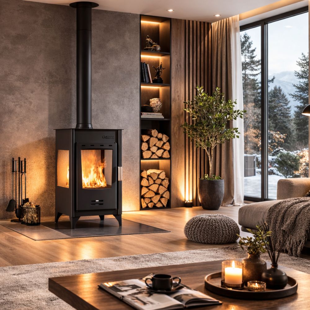 Кrbová kamna Balkan Energy ATS 90-10 3 SIDE, 12.12kW | Kamna na dřevo | Krbová kamna |