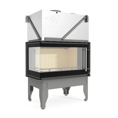 Krbová vložka UNIFLAM 860 DURO s rozvody vzduchu a přívodem vzduchu, levá strana, 14,1 kW - Krby