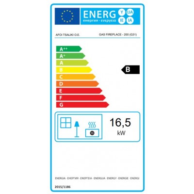 Plynový krb Balkan Energy GAS TUNNEL 200, 17kW - Krby