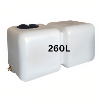Nádrž na pitnou vodu HydroMoby AQUA S12, horizontální 260 L (bílá) - Nádrže na pitnou vodu