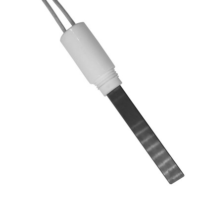 Zapalovač / topné těleso s černým křemenným krystalem pro peletová kamna MCZ, Ravelli, Palazzetti, BURNiT, Ferroli, Eco Spar a další, celková délka 113 mm, 350 W - Náhradní díly na peletová kamna