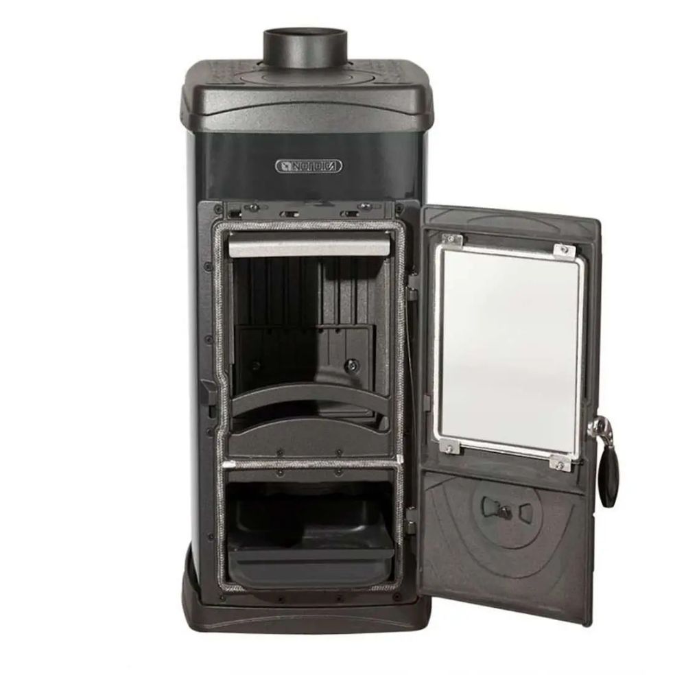 Italská litinová krbová kamna La Nordica Super Junior černý, 5.7kW | Kamna na dřevo | Krbová kamna |