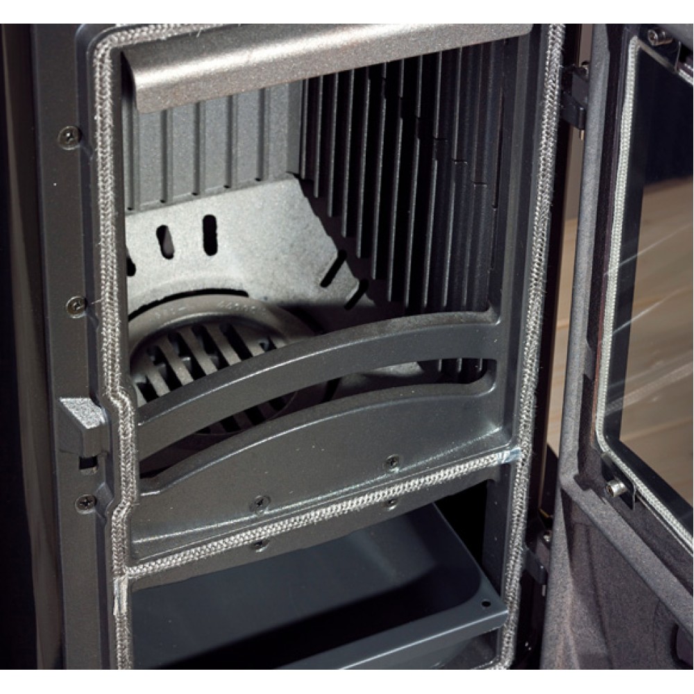 Italská litinová krbová kamna La Nordica Super Junior zelený, 5.7kW | Kamna na dřevo | Krbová kamna |