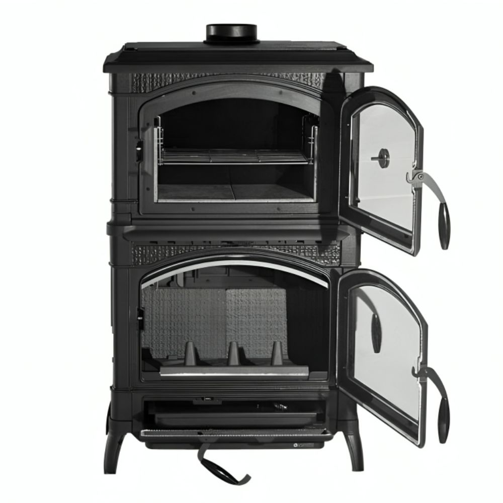 Italská litinová krbová kamna s troubou La Nordica Isotta Forno, 9.7kW | Kamna na dřevo | Krbová kamna |