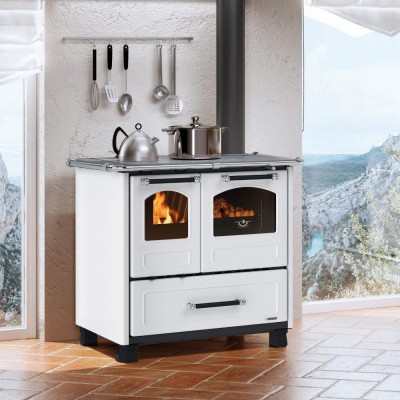 Italian sporáky na tuhá paliva La Nordica Family 4.5, bílý, 7.5kW - La Nordica