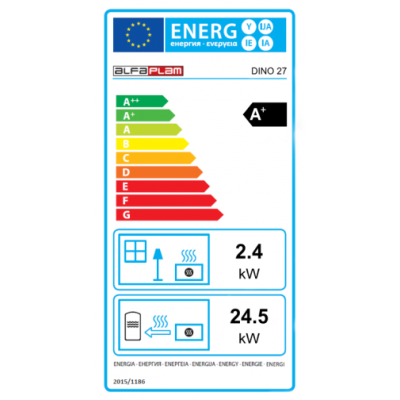 Peletová kamna s teplovodním výměníkem Alfa Plam Dino 27 Hnědý, 27kW - Srovnání produktů