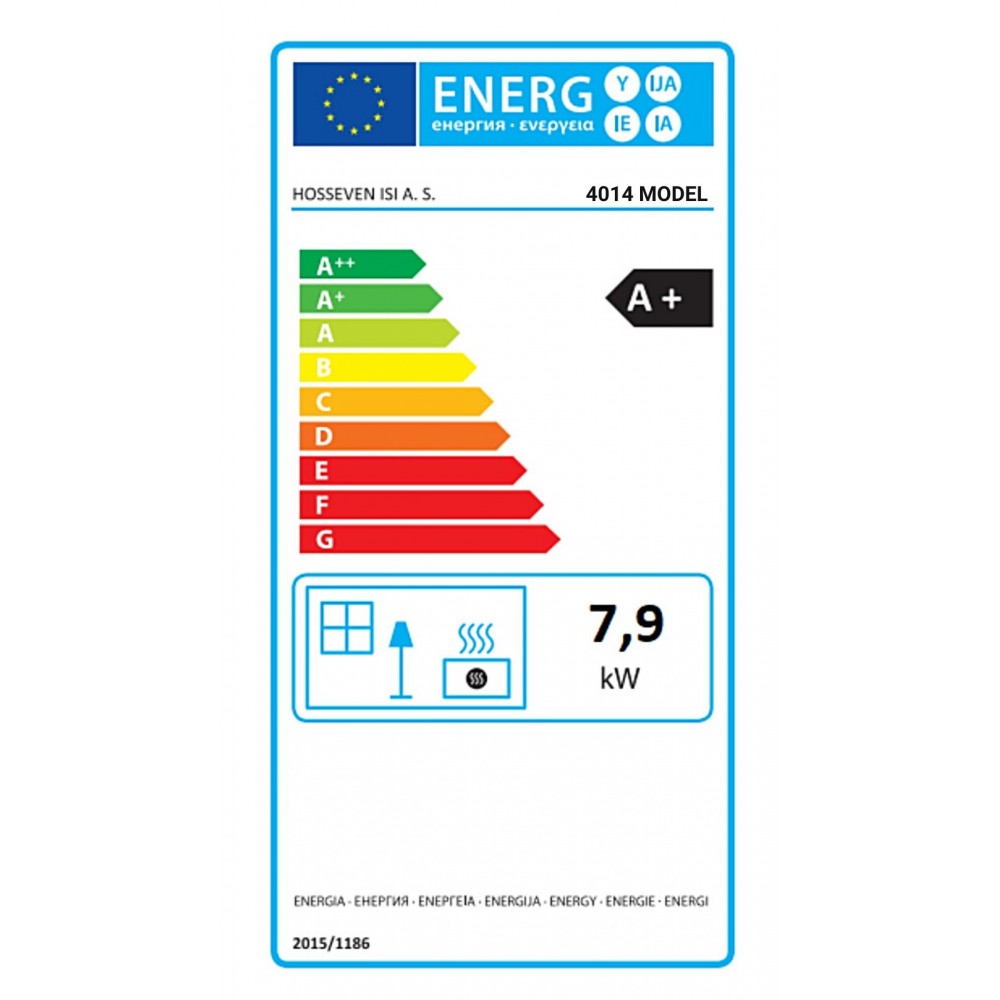 Sporák na tuhá paliva Balkan Energy 4014, 7.9kW | Sporáky na tuhá paliva | Dřevo |