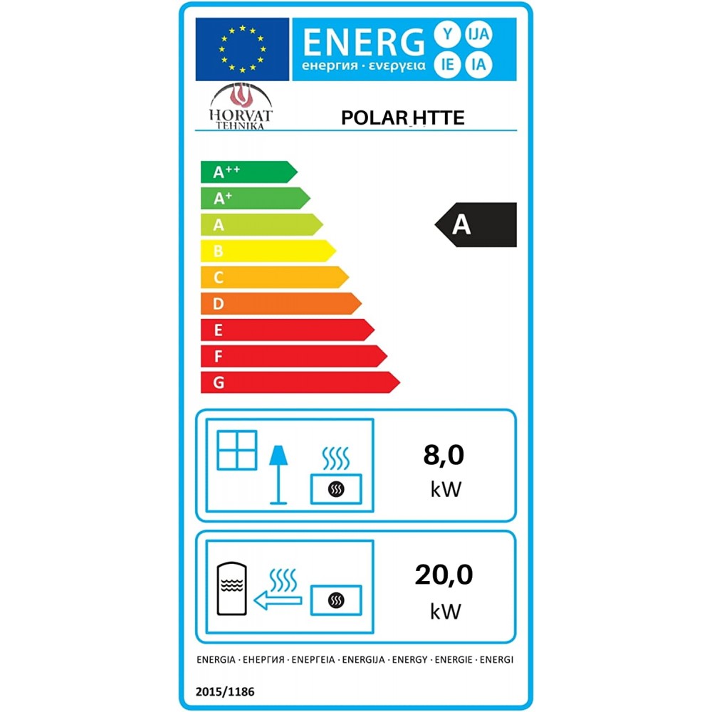 Sporák na tuhá paliva s výměníkem Horvat Polar HTTE, 28 kW | Sporáky na tuhá paliva |  |