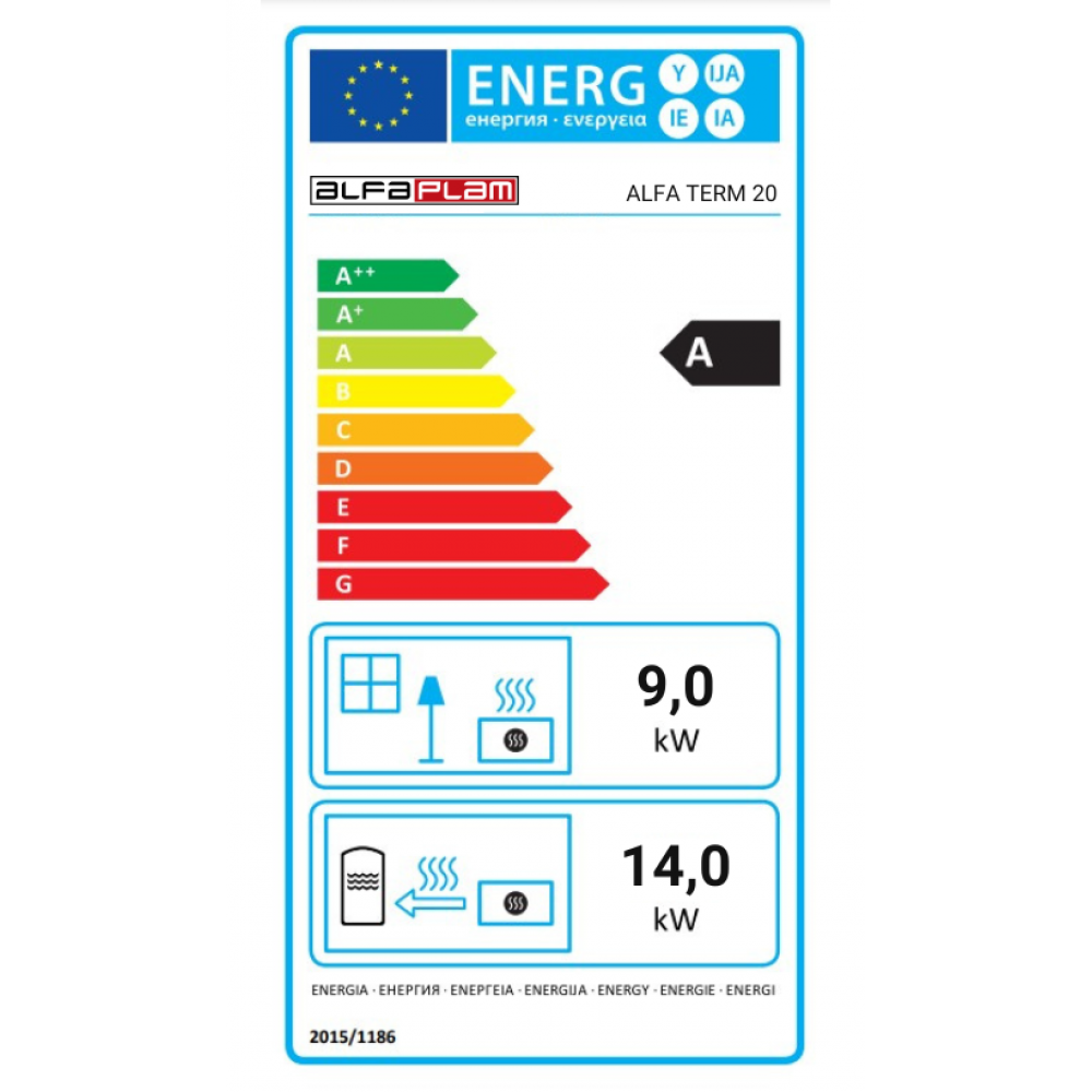 Sporák na tuhá paliva s výměníkem Alfa Plam Alfa Term 20, 23 kW | Sporáky na tuhá paliva |  |