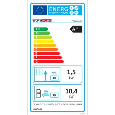 Krbová kamna na pelety s teplovodním výměníkem  Alfa Plam Commo 12 Červené , 12kW - Srovnání produktů