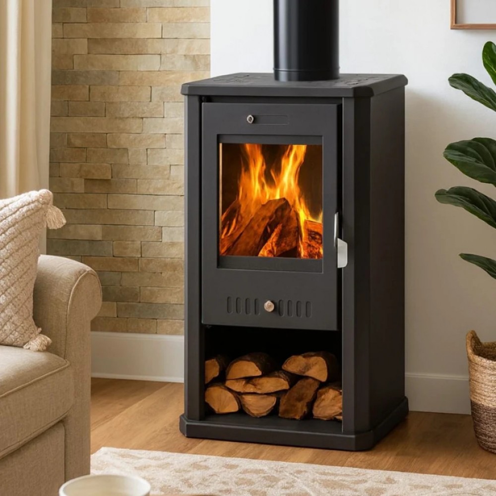 Кrbová kamna Balkan Energy Bianca, 8.5kW | Vzduchová kamna na dřevo | Krbová kamna |