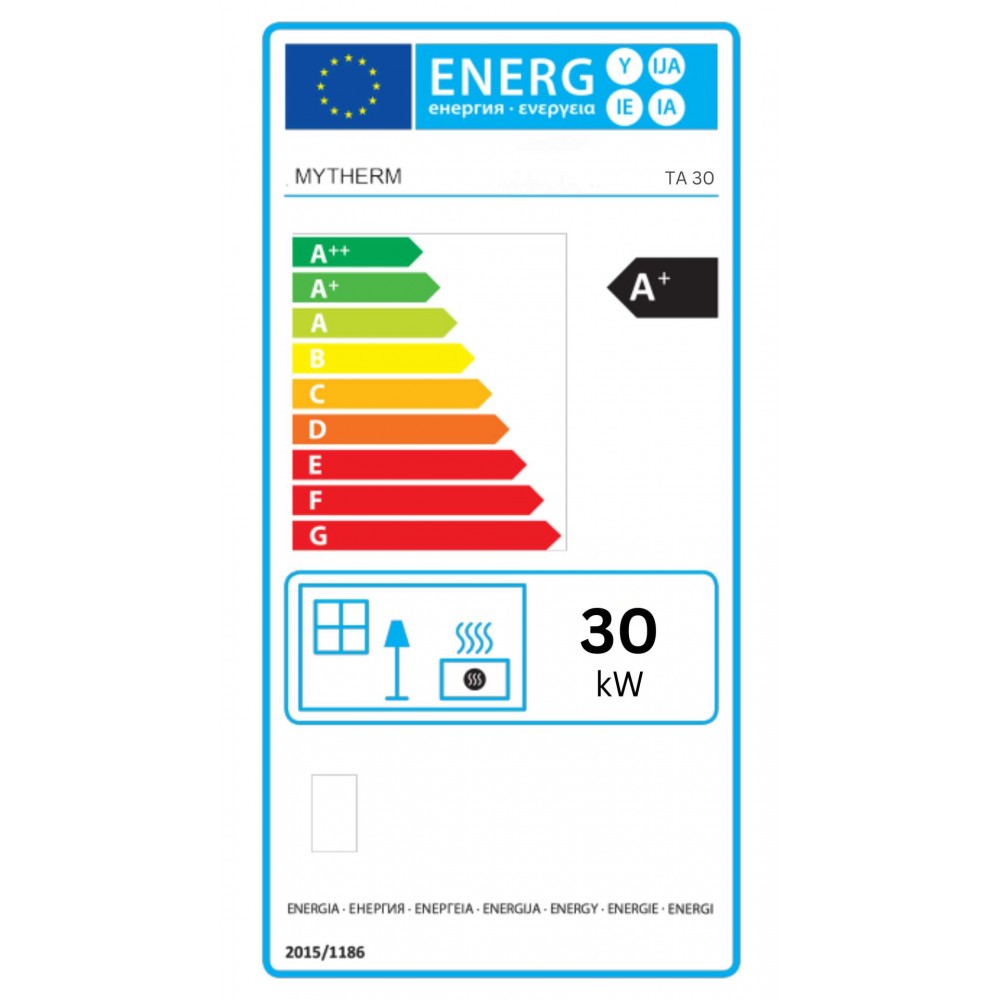 Peletová kamna Mytherm Angela TA 30 šedá, 30kW | Peletová kamna |  |
