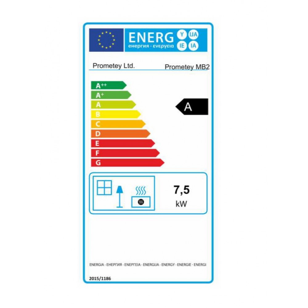 Krbová kamna Prometey “Metal top 2”, 7.5kW | Kamna na dřevo | Krbová kamna |