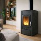 Krbová kamna s teplovodním výměníkem Velmora Fire ATS HYDRO černá, 25kW | Kamna na dřevo | Krbová kamna |