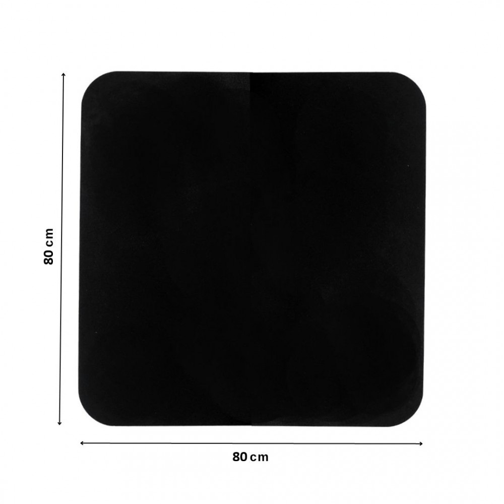 Podložka pod krbová kamna, černá ocel 2mm, rozměr 80x80cm | Příslušenství pro kamna |  |