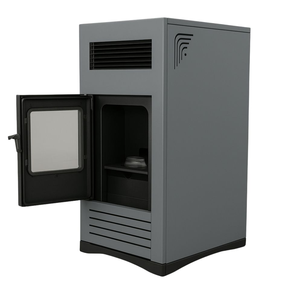 Peletová kamna Mytherm Angela TA 14 PRO šedá, 14kW | Peletová kamna |  |