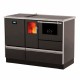Sporák na pelety s výměníkem Alfa Plam Alfa Term 20 Pellet Anthracite, 20kW | Sporáky na pelety | Pelety |
