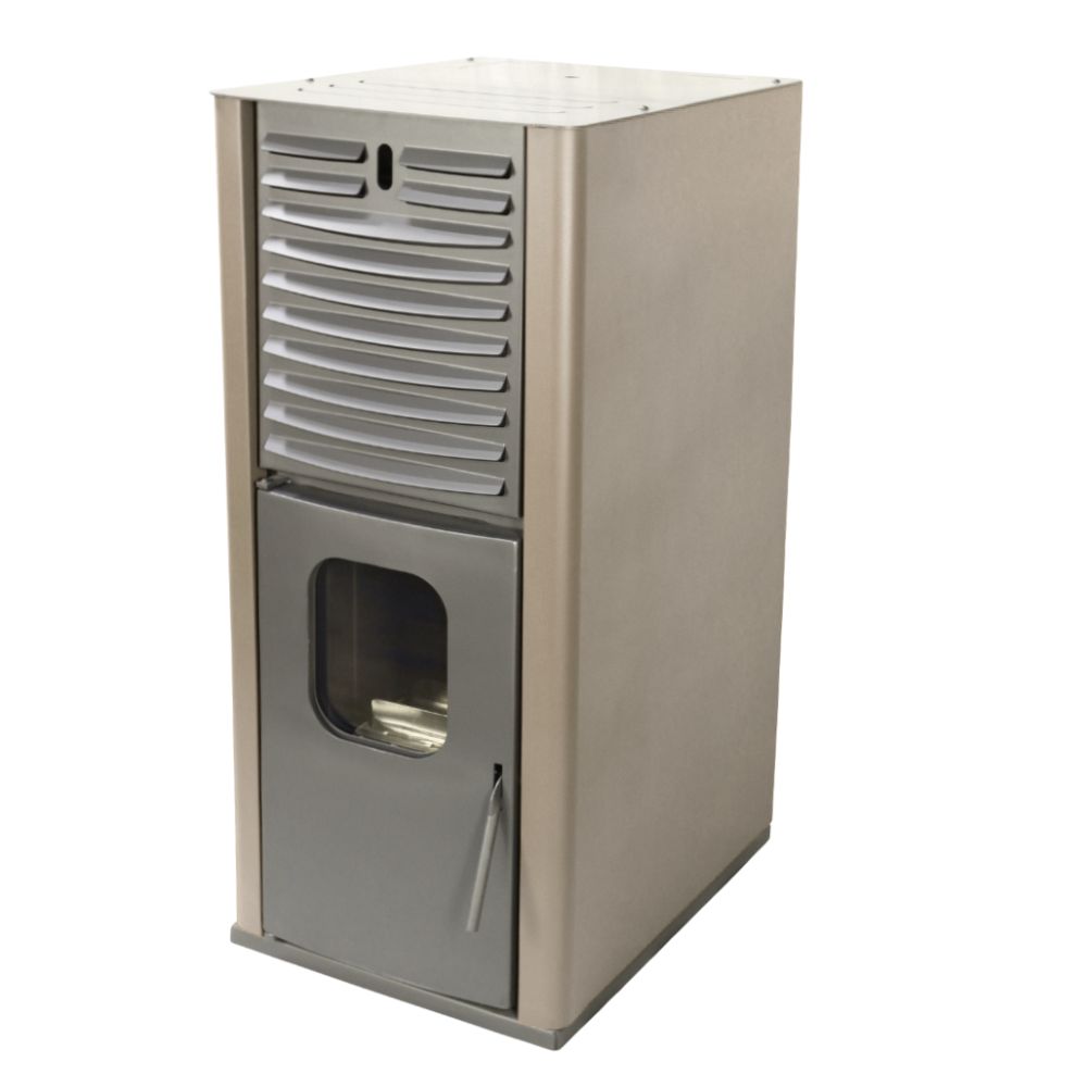 Peletová kamna s teplovodním výměníkem Mytherm IOLI TSA 18 béžový, s ventilátorem, 18kW | Peletová kamna s teplovodním výměníkem | Peletová kamna |