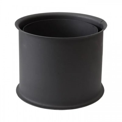 Dvojitá komínová růžice, PARKANEX, Ocel, Černá, 115mm, Ø150, Tloušťka 2mm - Srovnání produktů