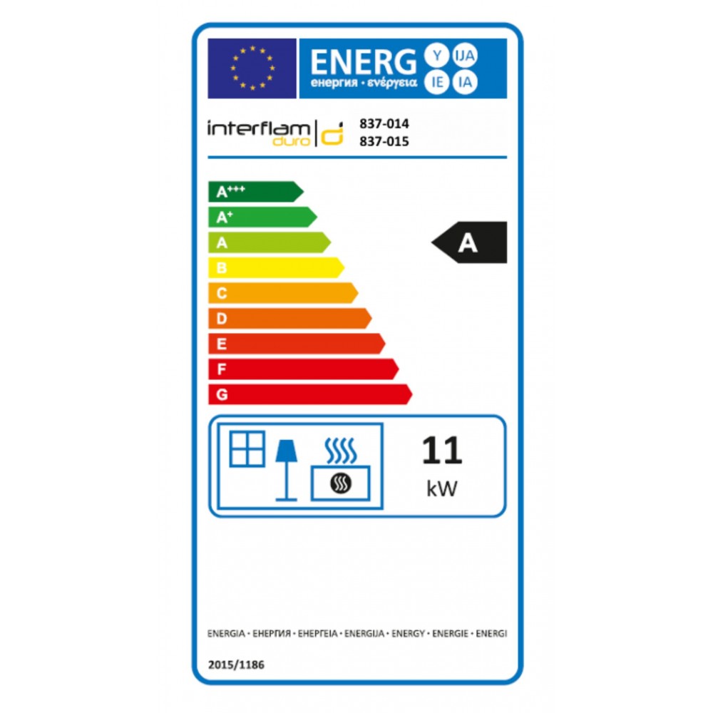 Krbová vložka UNIFLAM 600 DURO S s přívodem vzduchu, levá strana, 11 kW | Krbové vložky | Krby |