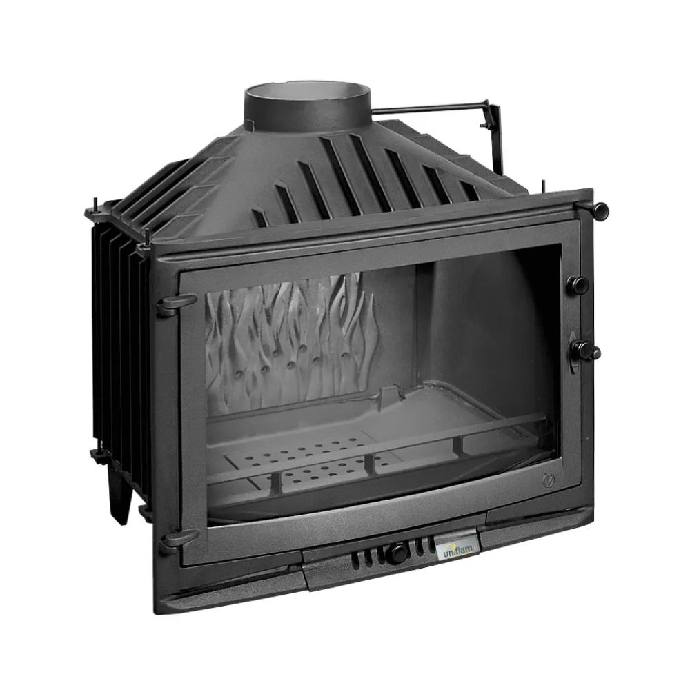 Krbová vložka UNIFLAM 700 SELENIC ECO s klapkou a přívodem vzduchu, 10 kW | Litinová krbová vložka | Krby |