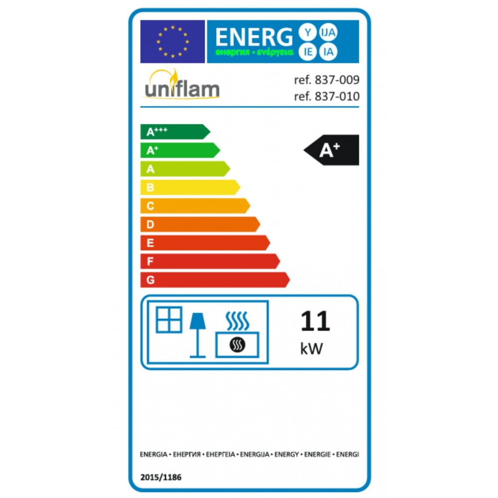 Krbová vložka UNIFLAM 760 DURO s rozvody vzduchu a přívodem vzduchu, 11 kW | Krbové vložky | Krby |