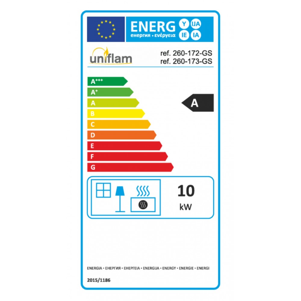 Krbová vložka UNIFLAM 760 EVO PBS s rozvody vzduchu a přívodem vzduchu, ohýbané sklo, levá strana, 10 kW | Krbové vložky | Krby |
